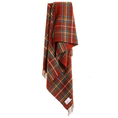 Antique Royal Stewart tartan throw