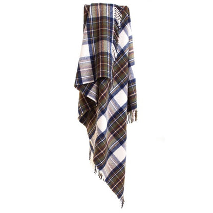 Plaid tartan Muted Blue Dress Stewart
