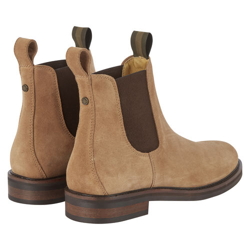 Sand suede Chelsea boots