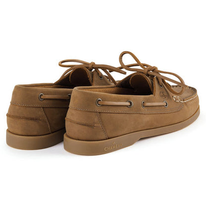 Galion nubuck tan femme