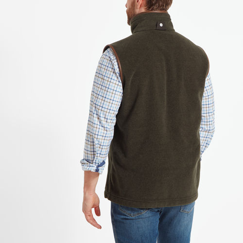 Gilet polaire Oakham dark olive