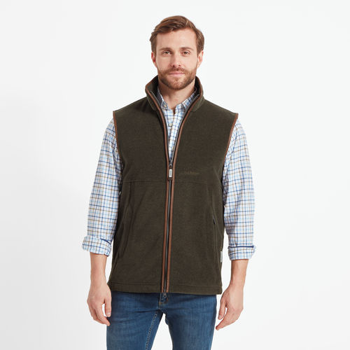 Gilet polaire Oakham dark olive
