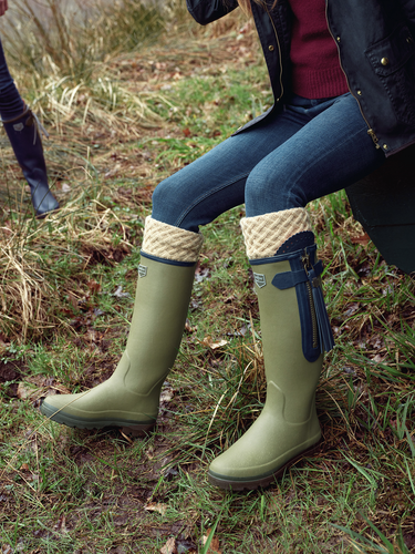 Bottes L'Alliance femme vert vierzon néoprène