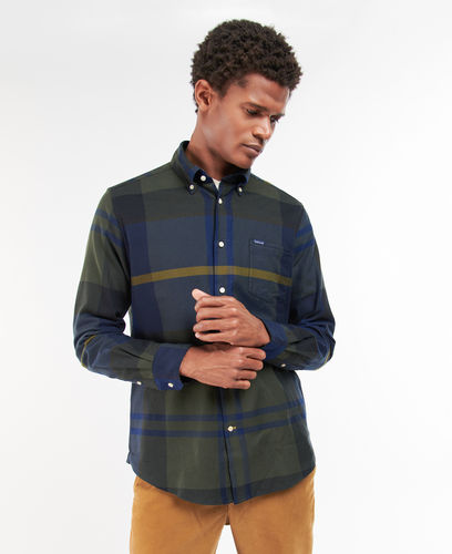 Chemise DUNOON tailored olive night