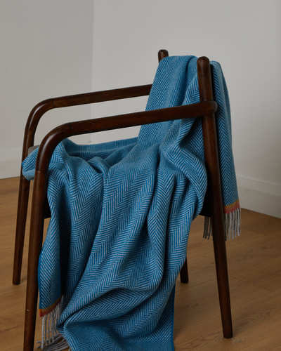 Plaid Slanney lambswool cashmere