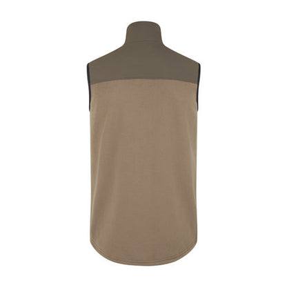 Gilet polaire Hybrid light bark
