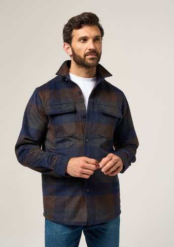 Sur chemise Ripley plaid navy