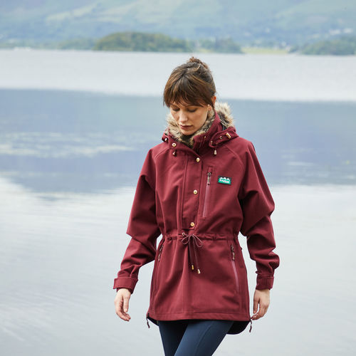 Anorak Monsoon nordic femme winter berry