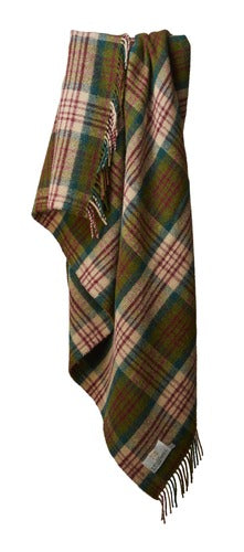 Thistleberry tartan throw