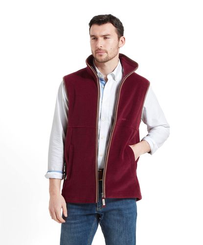 Gilet polaire Oakham claret
