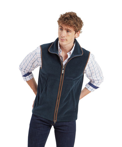 Gilet polaire Oakham petrol blue
