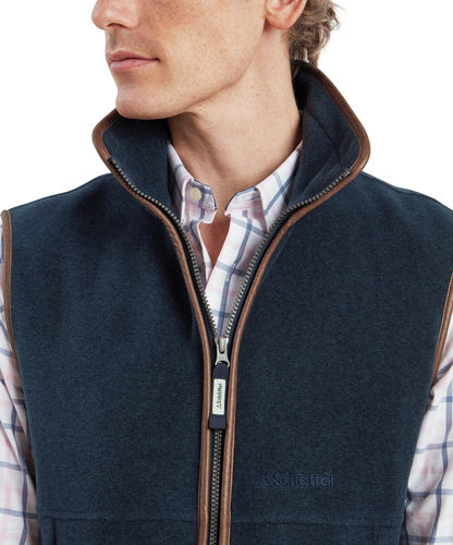 Gilet polaire Oakham petrol blue