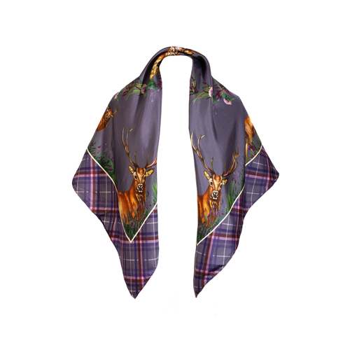 Carré Caledonia amethyst large