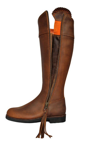 Bottes Diane Cognac