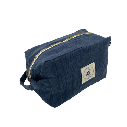Trousse de toilette en lin