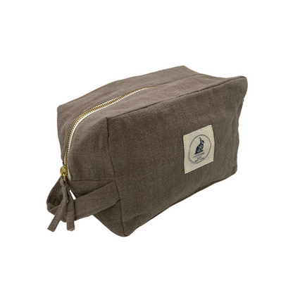 Trousse de toilette en lin