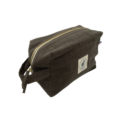 Trousse de toilette en lin