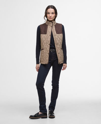Women's military brown keeper vest