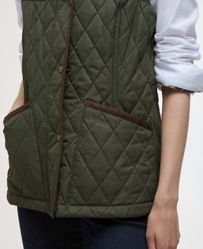 Women's olive keeper vest