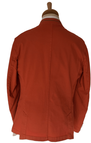 Veste autrichienne Caen coton orange