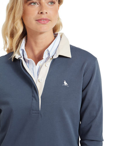 Chapel Porth women's rugby polo shirt