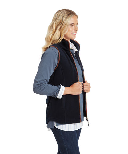 Gilet polaire Lyndon navy femme