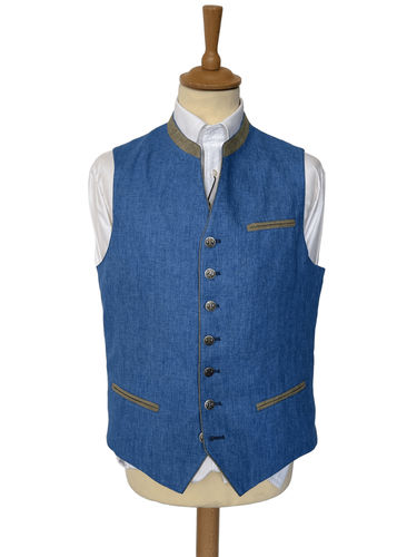 Gilet autrichien Walchsee lin 5 coloris