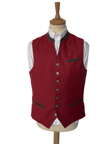Gilet autrichien Walchsee lin 5 coloris