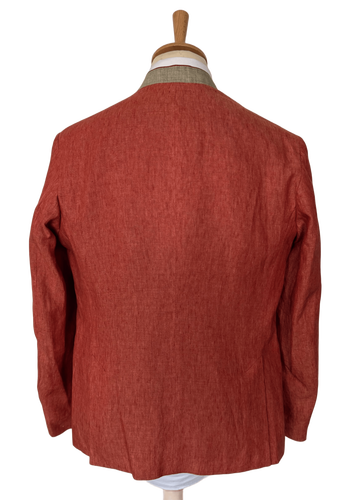 Veste autrichienne Murau braun en lin