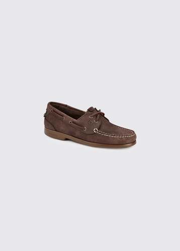 Chaussures bateau Flores Café femme