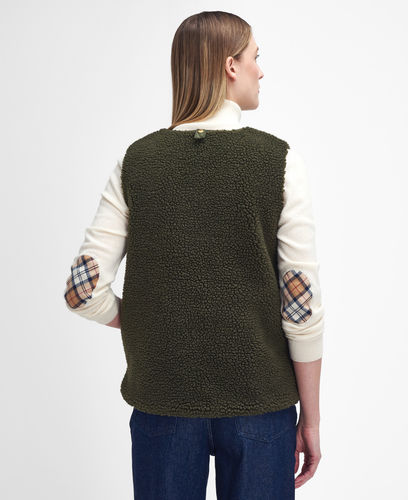 Gilet sherpa Dulsie olive