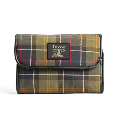 Trousse de toillette tartan à pendre