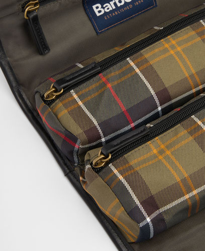 Trousse de toillette tartan à pendre