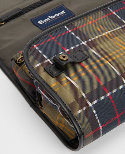 Trousse de toillette tartan à pendre