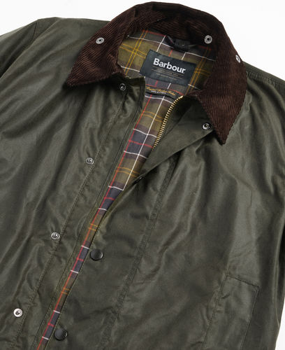 Veste huilée Borders archive olive