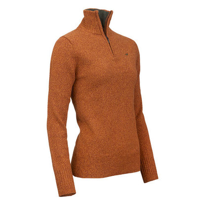 Pull lambswool tyne 1/4 zip femme 5 coloris