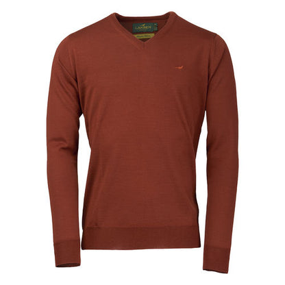 Pull mérino sussex col V 5 coloris 2025