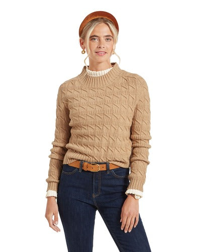 Pull tricot torsadé Sandsend