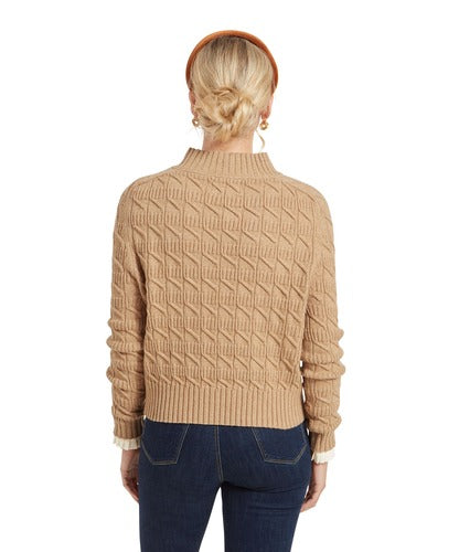 Pull tricot torsadé Sandsend