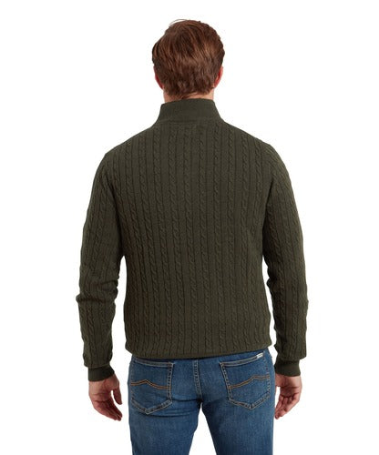 Pull coton cashmere Calton 1/4 zip 3 coloris