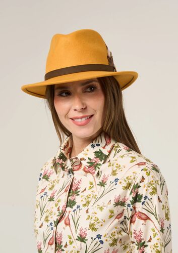 Chapeau feutre MUSTARD