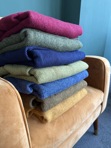 Pull col rond gold rust