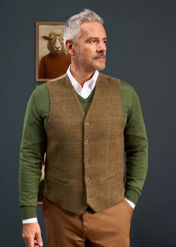 Gilet Surrey dos satin marsh