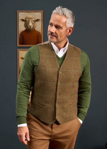 Gilet Surrey dos satin marsh