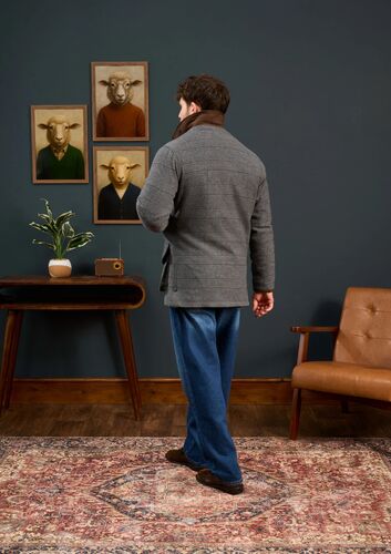 Surrey Coat Blue Check