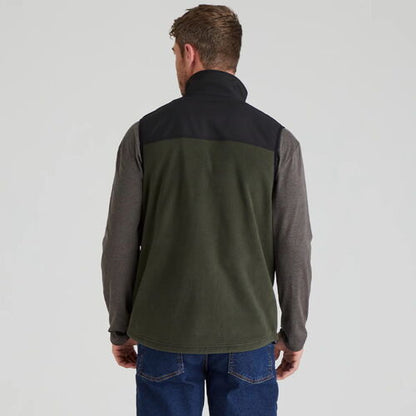 Gilet polaire Hybrid deep forest