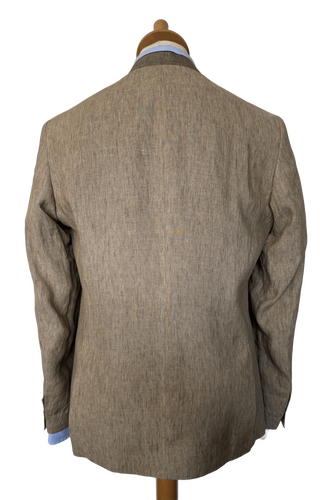 Veste autrichienne Murau beige en lin