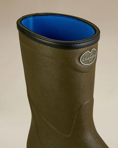 Bottillons country cross homme néoprène vert chameau