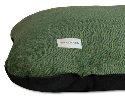 Coussins tweed pine green pour chien 2 tailles