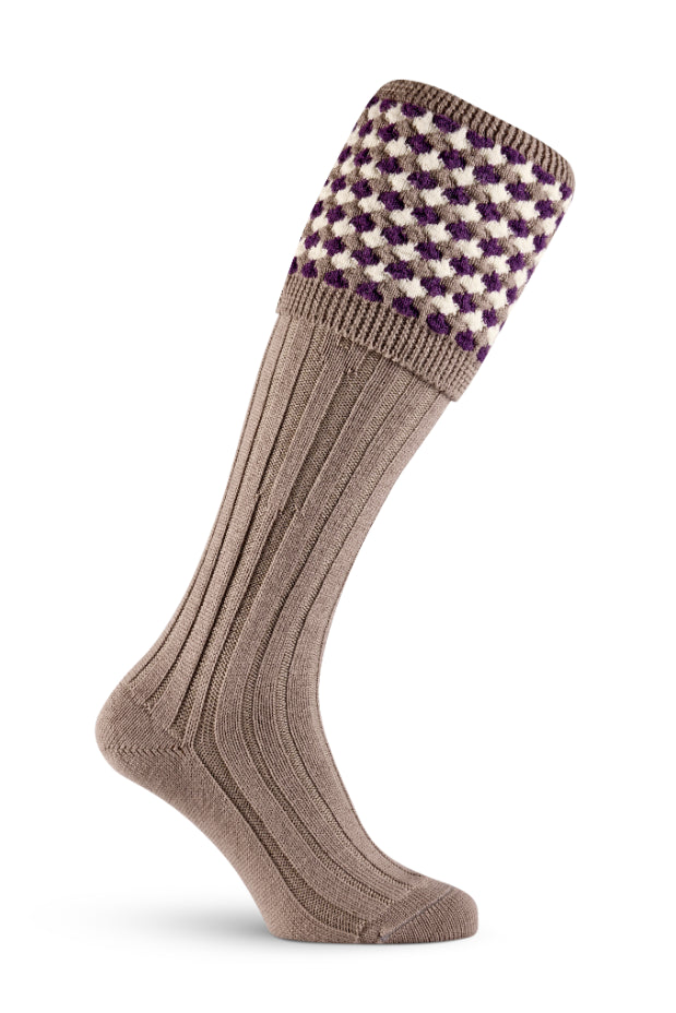 Chaussettes de chasse Earl  Taupe  Pennine